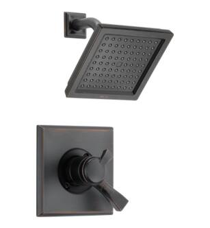 Delta T17251-RB Dryden Monitor 17 Series Shower Trim with Single Function Showerhead in Venetian Bronze